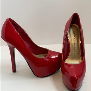 Chinese Laundry Patent Leather Red Stiletto - image 1